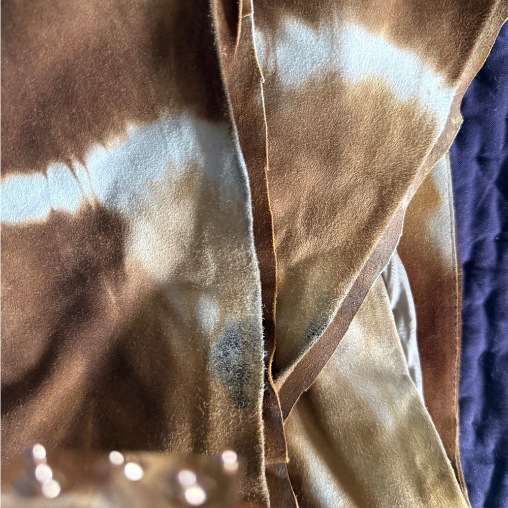 Gucci tie-dye suede pants with matching bikini top. Vintage - Picture 12 of 16